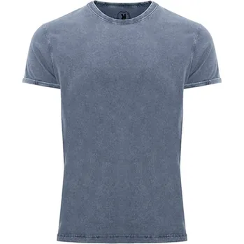 pracovní tričko ROLY Tričko Husky, džínový vzhled, pánské E6689-86-L L Denim modrá