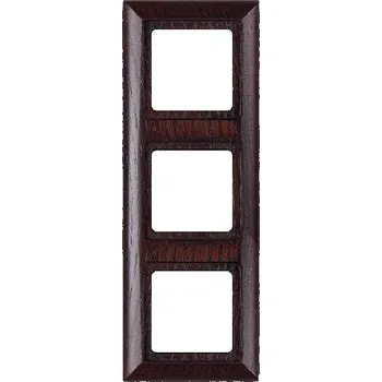 Stavebniny Timex Rámeček Opus wenge-písková, trojnásobný dřevěný