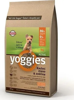 Krmivo pro psa Yoggies Active Mini kachna/zvěřina