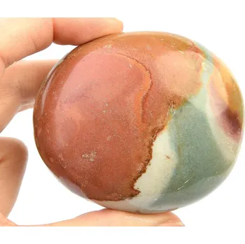 Přírodní kámen Pestrý jaspis hladký kámen (196g)