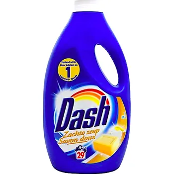 Prací gel Dash prací gel 29 dávek 1,885 l Gentle Soap Marseillské mýdlo (Dovoz: Francie)