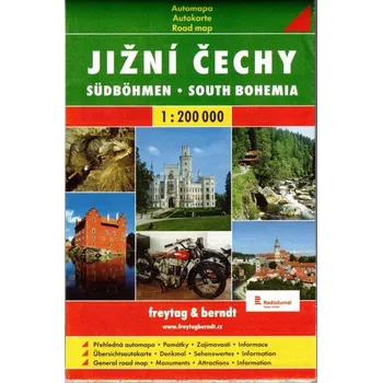Turistická mapa: Jižní Čechy 1:200 000 - Freytag & Berndt Turistická mapa: Jižní Čechy 1:200 000 - Freytag & Berndt