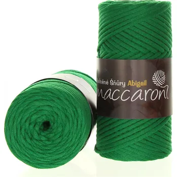 Příze Maccaroni Bavlněné šňůry 3 mm zelená 42-913