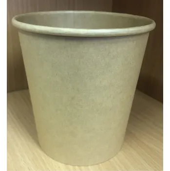 Jednorázové nádobí Papírová miska na polévku 750ml hnědá (cena za 50ks)