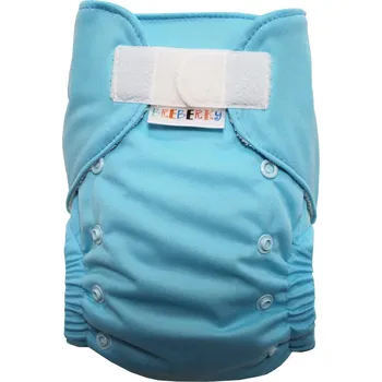 Plenkové kalhoty Breberky BIO Bambusová kapsová plenka (M) - Světle modrá SZ
