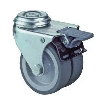 Pojezdové kolečko Přístrojové pryžové dvojité pojezdové kolečko B121.A80.075