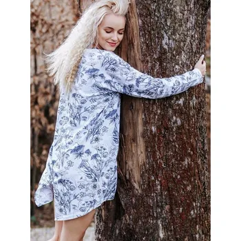 Dámské noční prádlo Noční košile dlouhá Key LND 597 Velikost: M, Vzor: 597