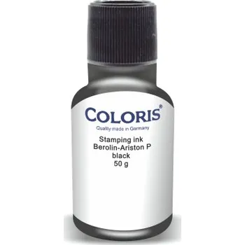 Speciální razítková barva COLORIS Berolin Ariston P na přírodní tkaniny Barva: Černá, Velikost balení: 50 g