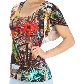 Dámské tričko Dámské tričko Desigual Barva: Barevné, Velikost: M