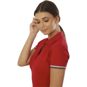 pracovní tričko MALFINI Polokošile COLLAR CUP LADY 215g, různé barvy Velikost M červené