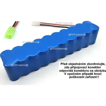 Článková baterie Sanyo / Panasonic Baterie pro vysavač Rowenta RH8770 24V 3000mAh články Panasonic