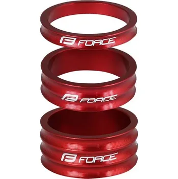 Hlavové složení Podložka pod představec 1 1/8” Ahead, červená 10 mm