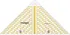 Prym Omnigrid 611313 Pravítko na patchwork trojúhelník 