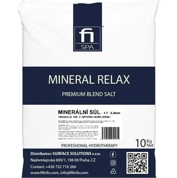 Bazénová chemie Fi SPA Minerální sůl z mrtvého moře Izrael 1.7 - 6.5mm originál 10kg