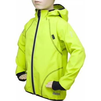 Chlapecká bunda Fantom NEZATEPLENÁ softshellová bunda-REFLEXNÍ ŽLUTÁ KONFEKČNÍ VELIKOST: 80