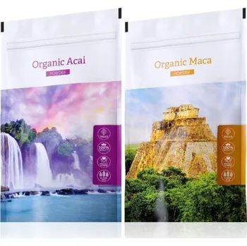 Přírodní produkt Energy Acai Pure powder 100 g + Organic Maca caps 120 kapslí