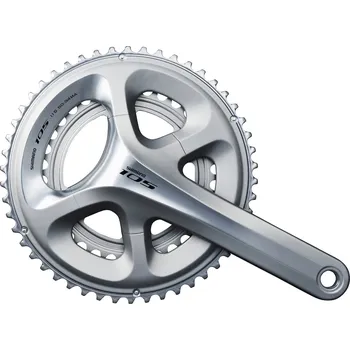 Klika na kolo SHIMANO kliky 105 FC-5800 integr.klika 2x11 175 mm 53x39z stříbrná bez BB misek bal (SHIMANO kliky 105 FC-5800 integr.klika 2x11 175 mm 53x39z stříbrná bez BB misek bal)