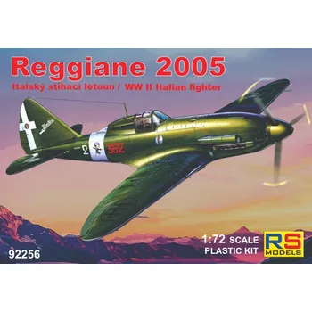 Plastikový model RS models 1/72 Reggiane Re.2005 (3x camo Italy, ANR)