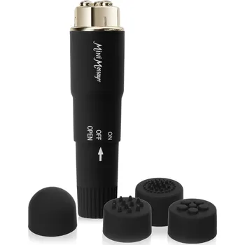 Erotický masážní přípravek MASAŽÉR INTIMNÍCH MÍST - VIBRÁTOR SE 4 KONCOVKAMI - 54850822