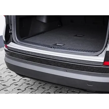 Auto-moto Milotec práh pátých dveří s krátkou hranou pro Škoda Kodiaq 2016-, stříbrný matný