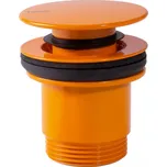 Tres Umyvadlový ventil Ø 63 mm CLICK-CLACK, 24284001 Provedení: Oranžová