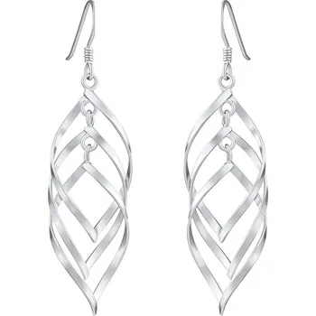 Náušnice Dámské stříbrné náušnice s háčkem