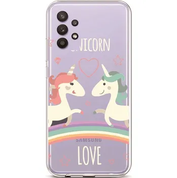Pouzdro na mobilní telefon Kryt Samsung A32 5G silikon Unicorn Love (obal neboli pouzdro na Samsung A32 5G)