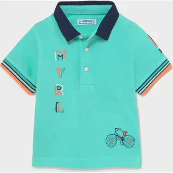 Dětská móda Chlapecká polokošile Mayoral 1109 tyrkysová Rozměr: 98