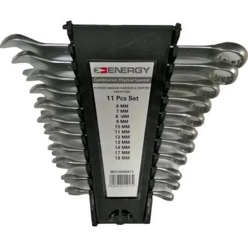 Autodílna 11 dílna sada profi ocelových očkoplochých klíčů ENERGY