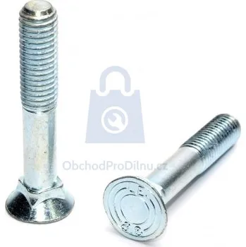 Šroub Šroub pluhový se zápustnou hlavou, DIN 608-8.8, pozinkovaný M10 x 40 - hobby balení, balení 1 ks