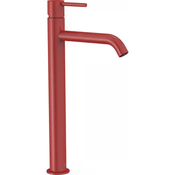 Vodovodní baterie Tres STUDY COLORS Jednopáková umyvadlová baterie bez výpusti, 38,5 cm, 26230801 Provedení: Červená