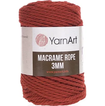 Příze YarnArt Macrame Rope 785, 3mm - terakota