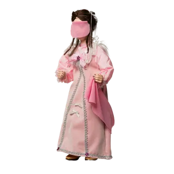 Panenka Popelka v růžových šatech