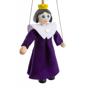 Dřevěná hračka Královna Zlata 14 cm