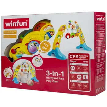 Hračka pro nejmenší Winfun Hrací hrazdička 3v1