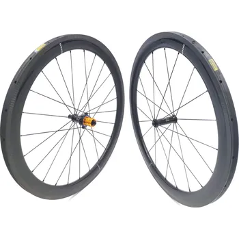 Zapletené kolo PanchoWheels by BikePart 1244g Karbonová zapletená kola PANCHOWHEELS RUSH 50 Tubular, 26mm, náboje PanchoWheels PRIDE, Sapim CX Ray Typ ořechu: SRAM XDR