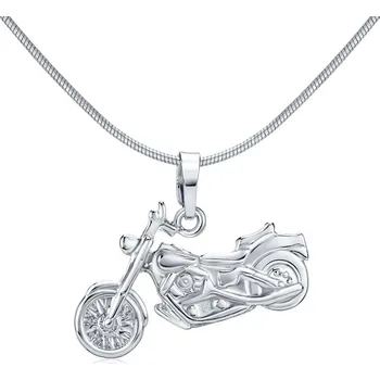 Šperk Stříbrný přívěsek motorka SILVEGOB10128