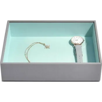 Šperkovnice Box na šperky Stackers Grey Mint Classic Open | tyrkysová 73549