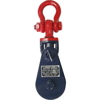 kladka Montážní kladka s třmenem 12t pro lano 25-30mm, průměr kladky 250mm