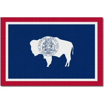 Pelisport Vlajka Wyoming 6 x 4 cm