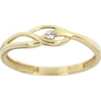 Prsten Zlatnictví U Kostela Dámský zlatý prsten se zirkonem 1382ž 58 2492-19309644