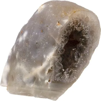 Přírodní kámen Achát, leštěná geoda řez 40 mm