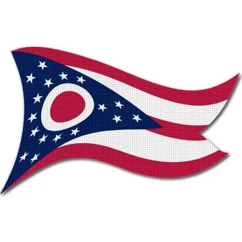Pelisport Vlajka Ohio vlající tištěná