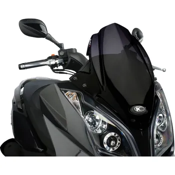 Plexi Puig V-Tech Sport černé, Kymco Downtown 125i, 300i ABS 09-14 PUI5522N