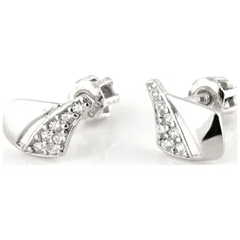 Náušnice Stříbrné náušnice se zirkony STNAU0841F