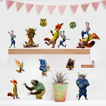 Samolepící dekorace Samolepka na zeď "Zootopia 2" 30x90cm