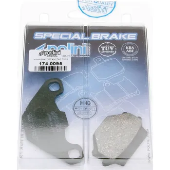 Auto-moto Brzdové destičky Polini organic, Kymco Agility 16", Kawasaki GPZ 400, ZX-7 750 R 174.0095