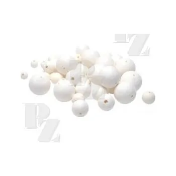 Vatové kuličky s dírou 50ks 1-3cm mix bílé