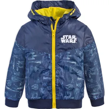 Chlapecká bunda Chlapecká jarní bunda DISNEY STAR WARS modrá Velikost: 104
