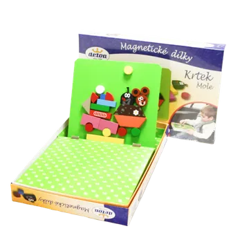 Dřevěná hračka Magnetické tabulka malá Krteček